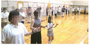R8屯田まつり舞踊パレード練習風景2