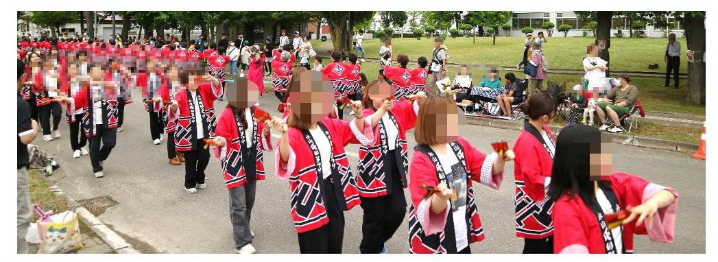 R8屯田まつり舞踊パレード本番1