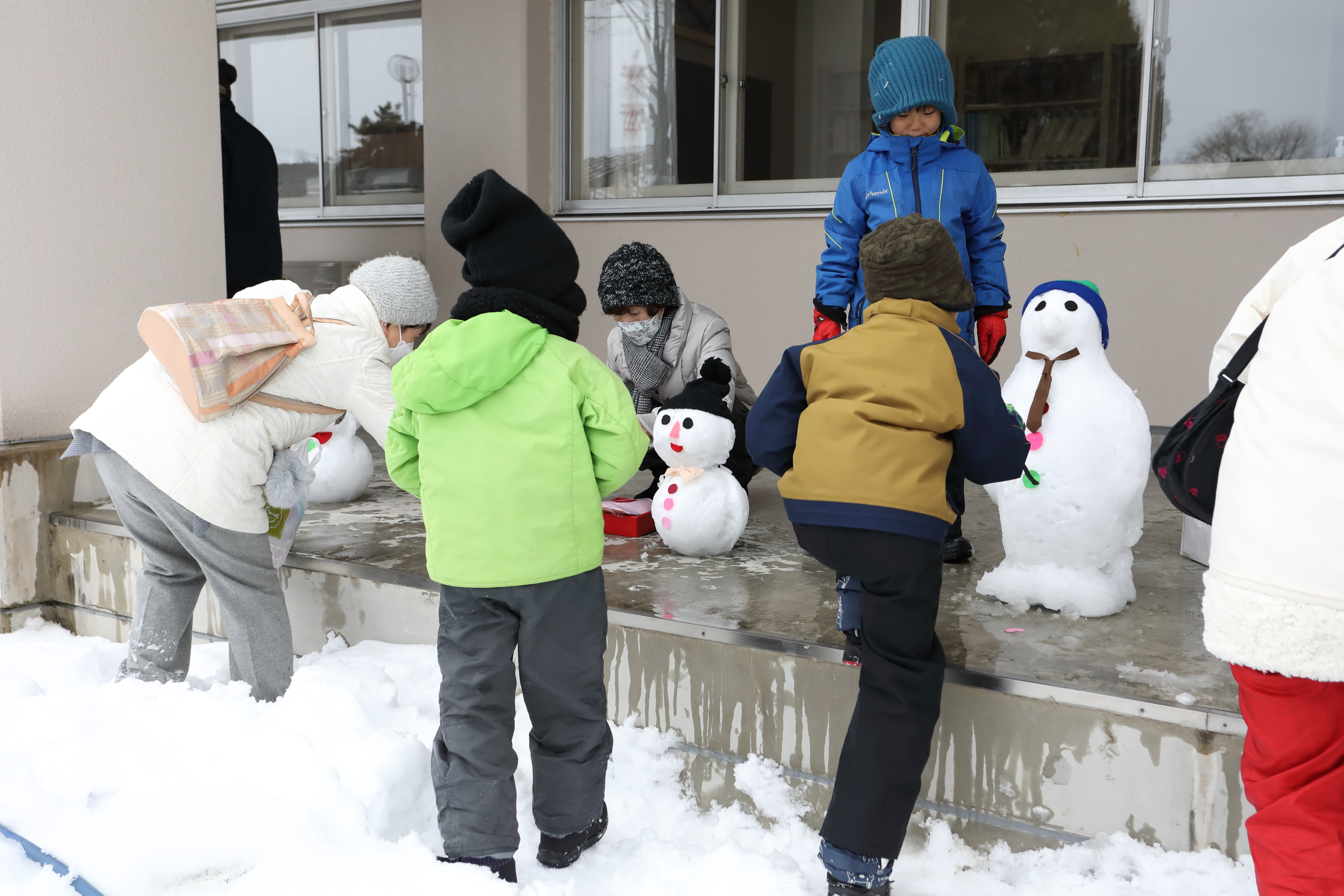 雪像作り2
