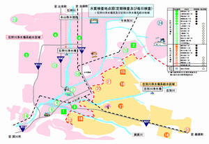 水質検査地点（石狩・忠別）