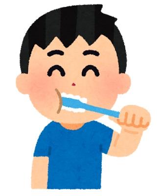 歯磨き男性