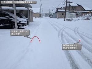 公立高除排雪後2