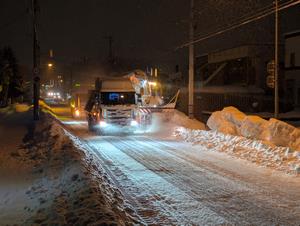 除雪グレーダ