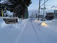 通学路排雪後