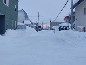 生活道路排雪後2