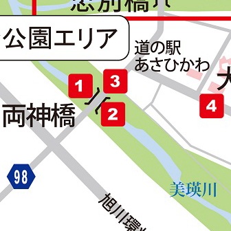 婦人像・昼位置図